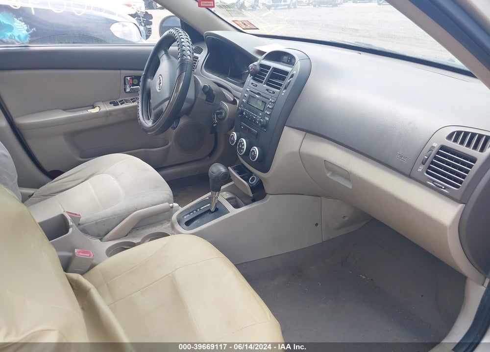 2008 KIA SPECTRA EX VIN: KNAFE122785501141