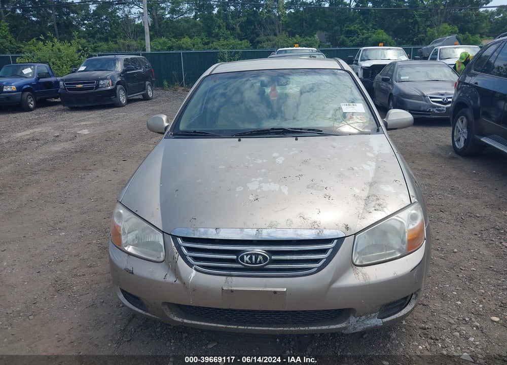 2008 KIA SPECTRA EX VIN: KNAFE122785501141