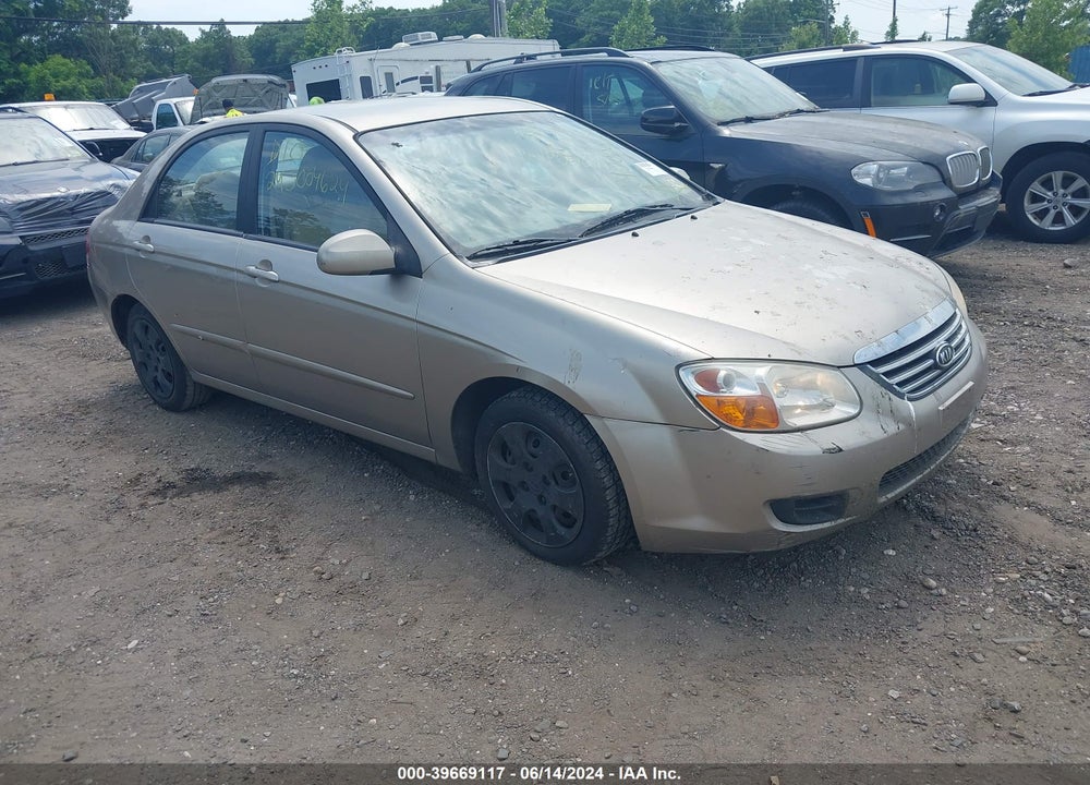 2008 KIA SPECTRA EX VIN: KNAFE122785501141
