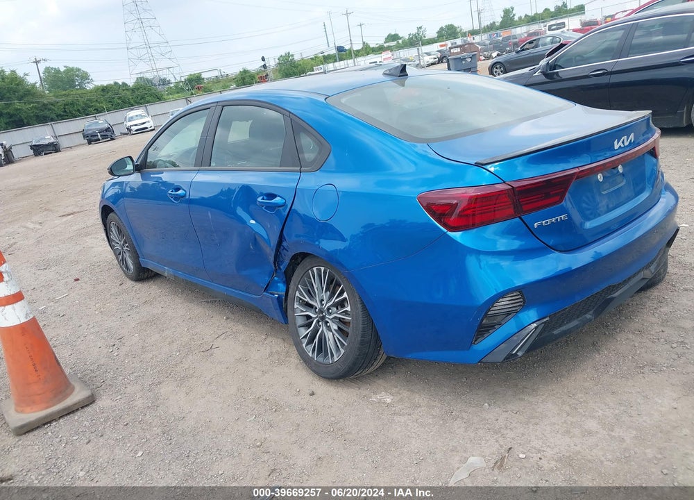 2022 KIA FORTE GT LINE VIN: 3KPF54AD1NE441896