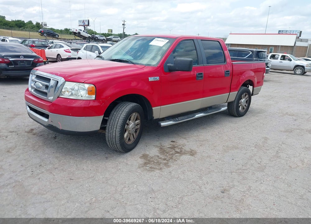 2008 FORD F-150 60TH ANNIVERSARY/FX2/XL/XLT VIN: 1FTRW12W48KC54209