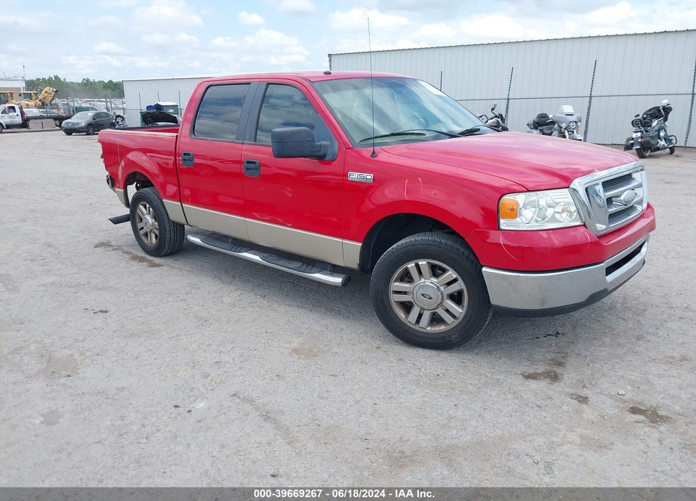 2008 FORD F-150 60TH ANNIVERSARY/FX2/XL/XLT VIN: 1FTRW12W48KC54209