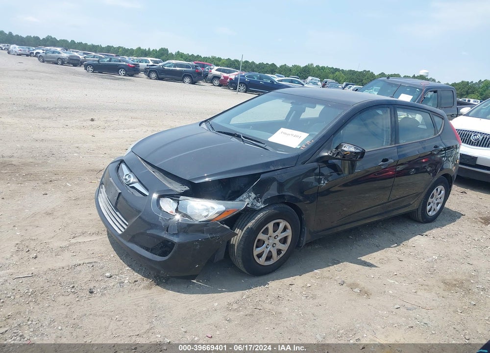 2013 HYUNDAI ACCENT GS VIN: KMHCT5AE1DU087509