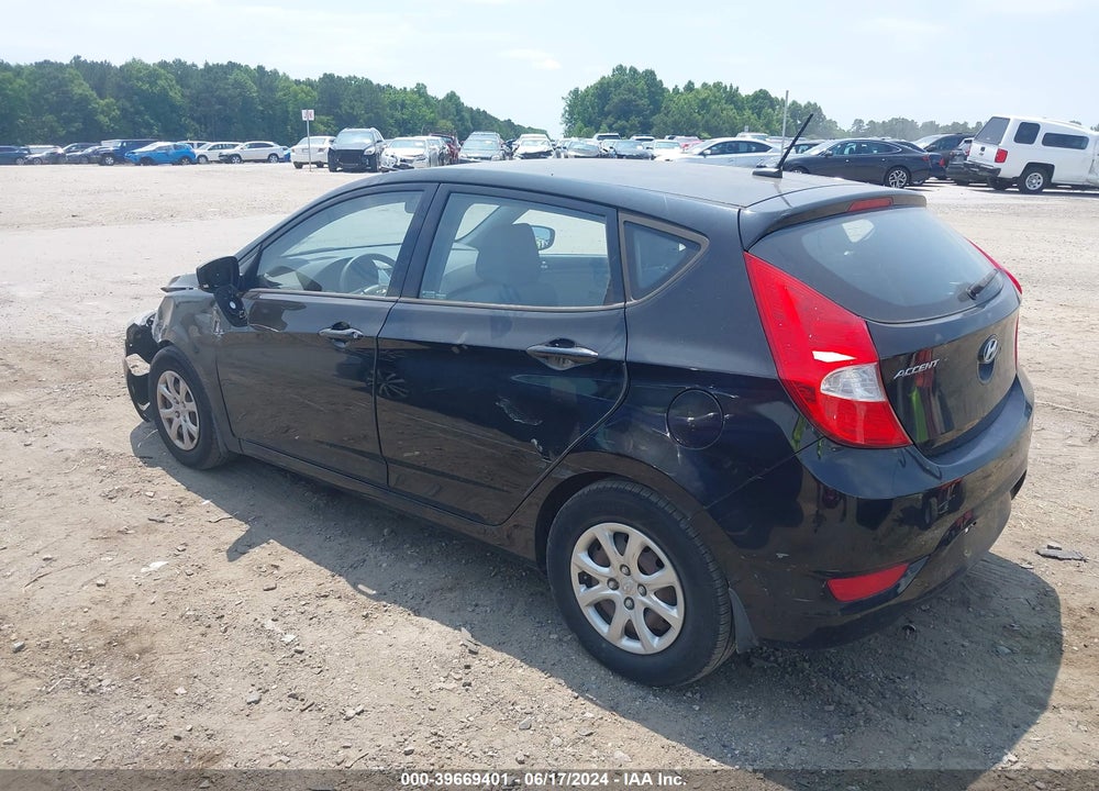2013 HYUNDAI ACCENT GS VIN: KMHCT5AE1DU087509