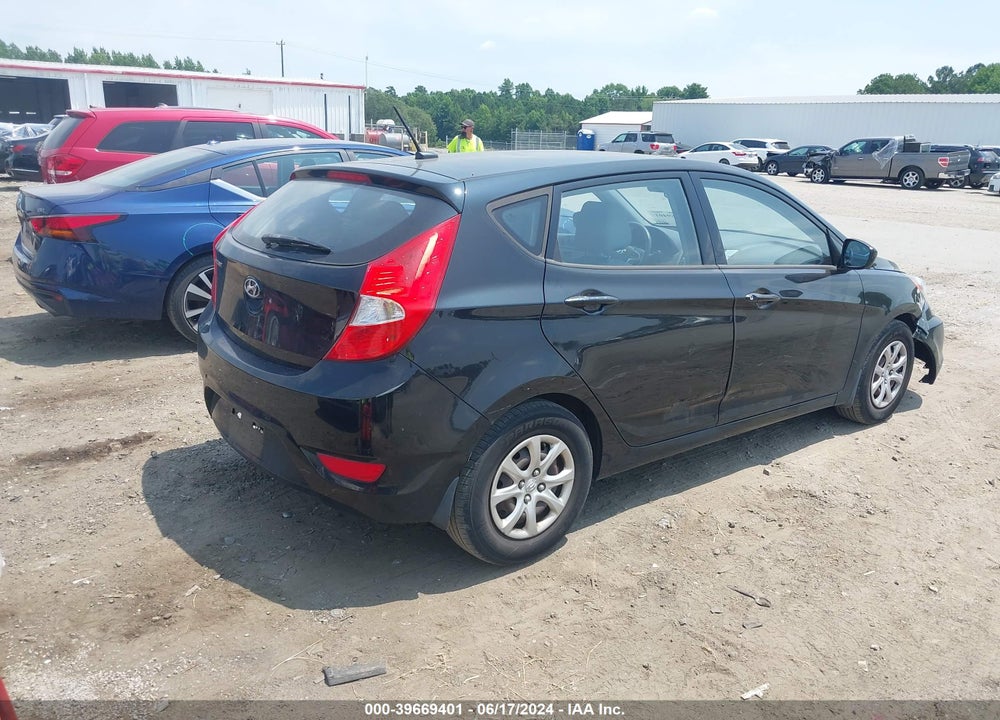 2013 HYUNDAI ACCENT GS VIN: KMHCT5AE1DU087509