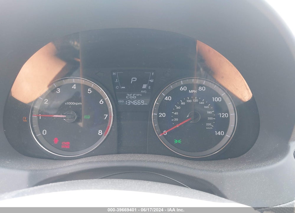 2013 HYUNDAI ACCENT GS VIN: KMHCT5AE1DU087509