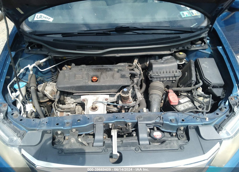 2012 HONDA CIVIC EX VIN: 19XFB2F81CE359589