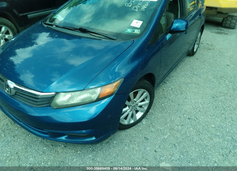 2012 HONDA CIVIC EX VIN: 19XFB2F81CE359589