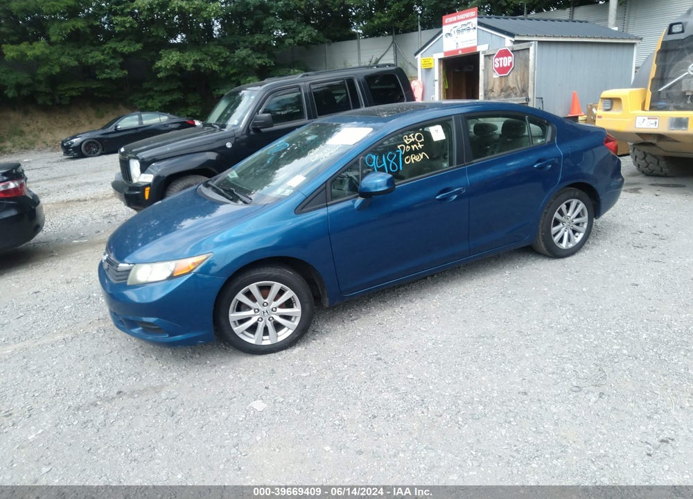2012 HONDA CIVIC EX VIN: 19XFB2F81CE359589