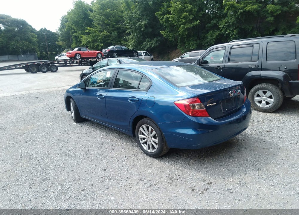 2012 HONDA CIVIC EX VIN: 19XFB2F81CE359589