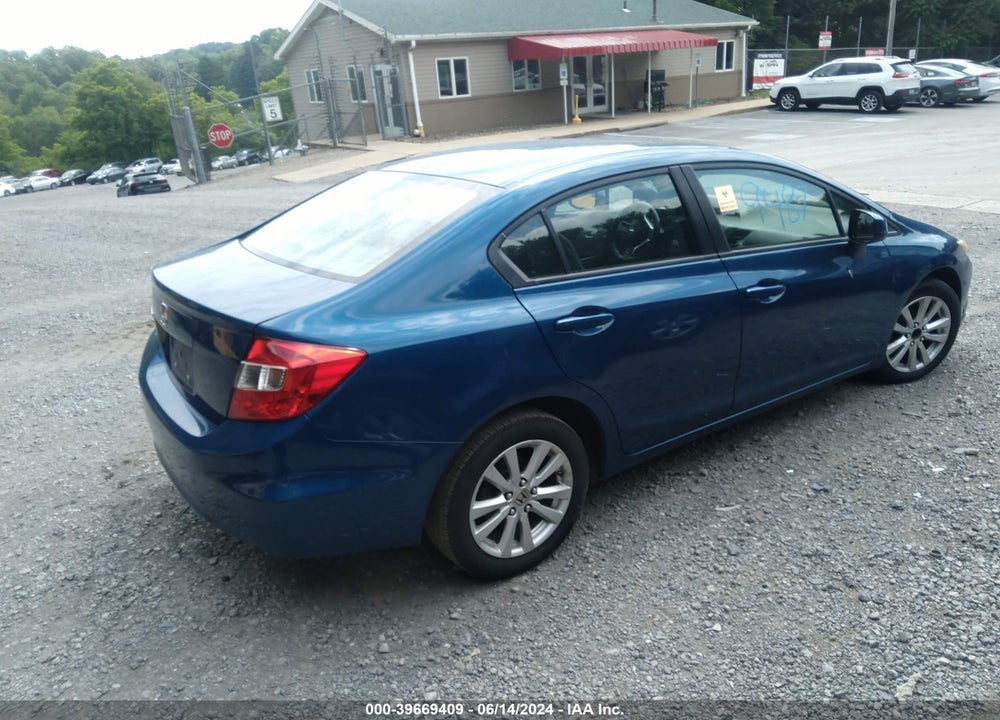 2012 HONDA CIVIC EX VIN: 19XFB2F81CE359589