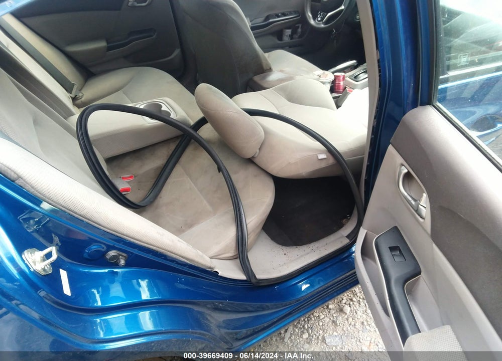 2012 HONDA CIVIC EX VIN: 19XFB2F81CE359589