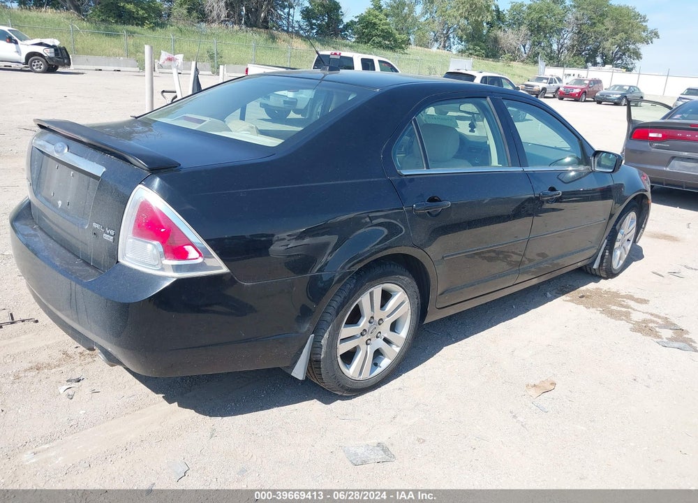 2007 FORD FUSION SEL VIN: 3FAHP02167R166494