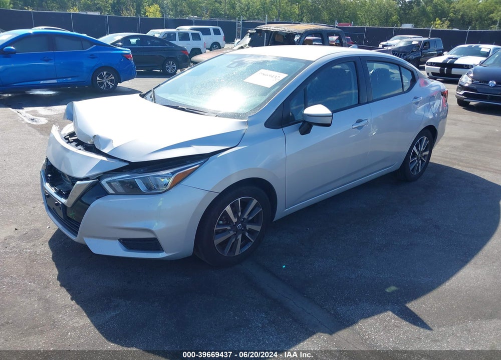 2021 NISSAN VERSA SV XTRONIC CVT VIN: 3N1CN8EV9ML835088