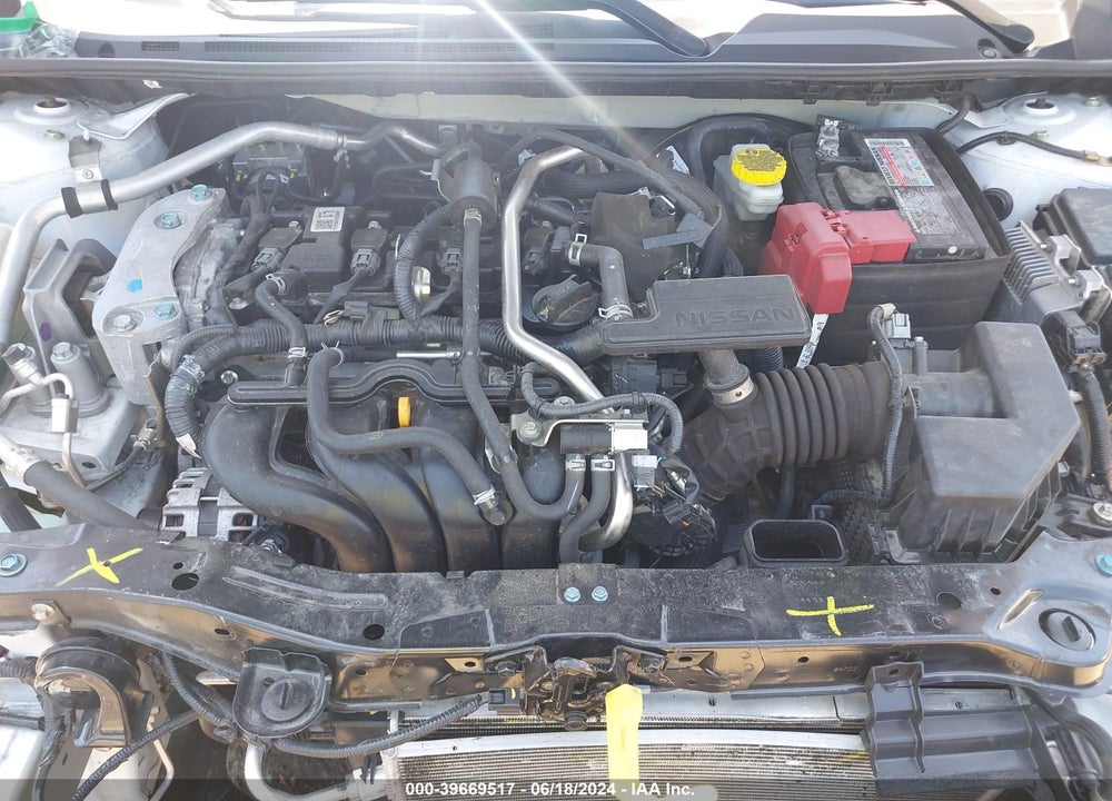 2022 NISSAN SENTRA SV XTRONIC CVT VIN: 3N1AB8CV9NY250101