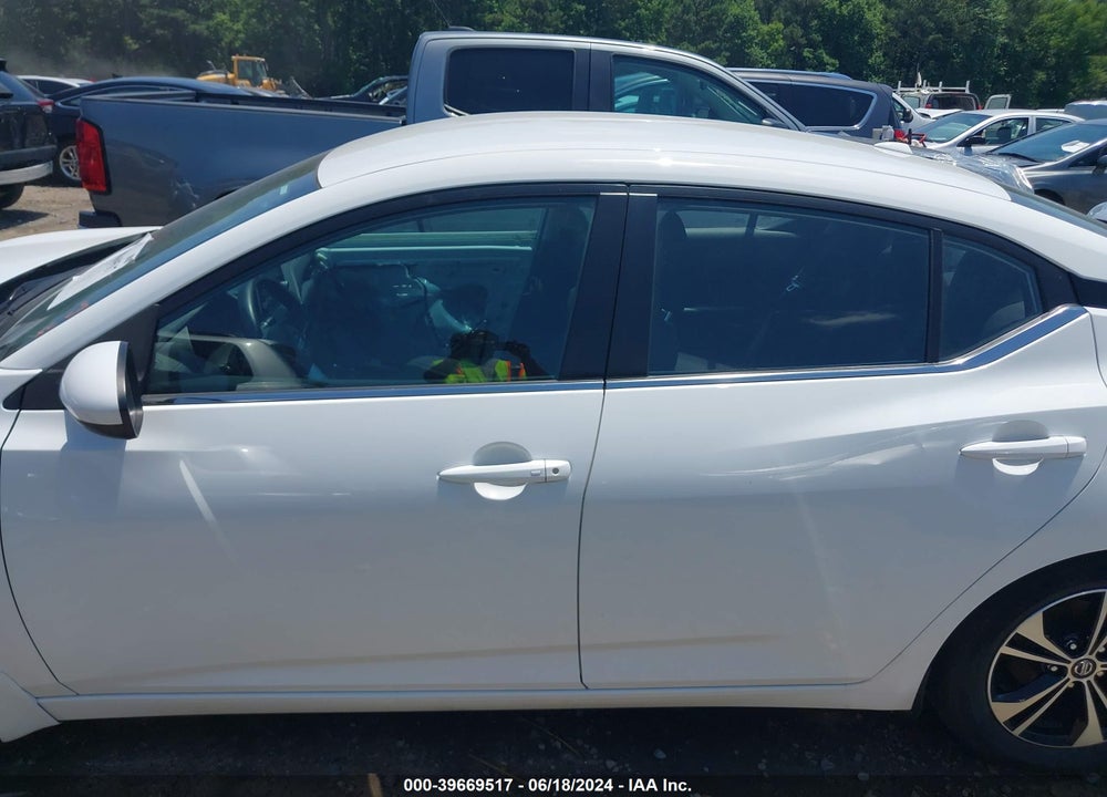 2022 NISSAN SENTRA SV XTRONIC CVT VIN: 3N1AB8CV9NY250101