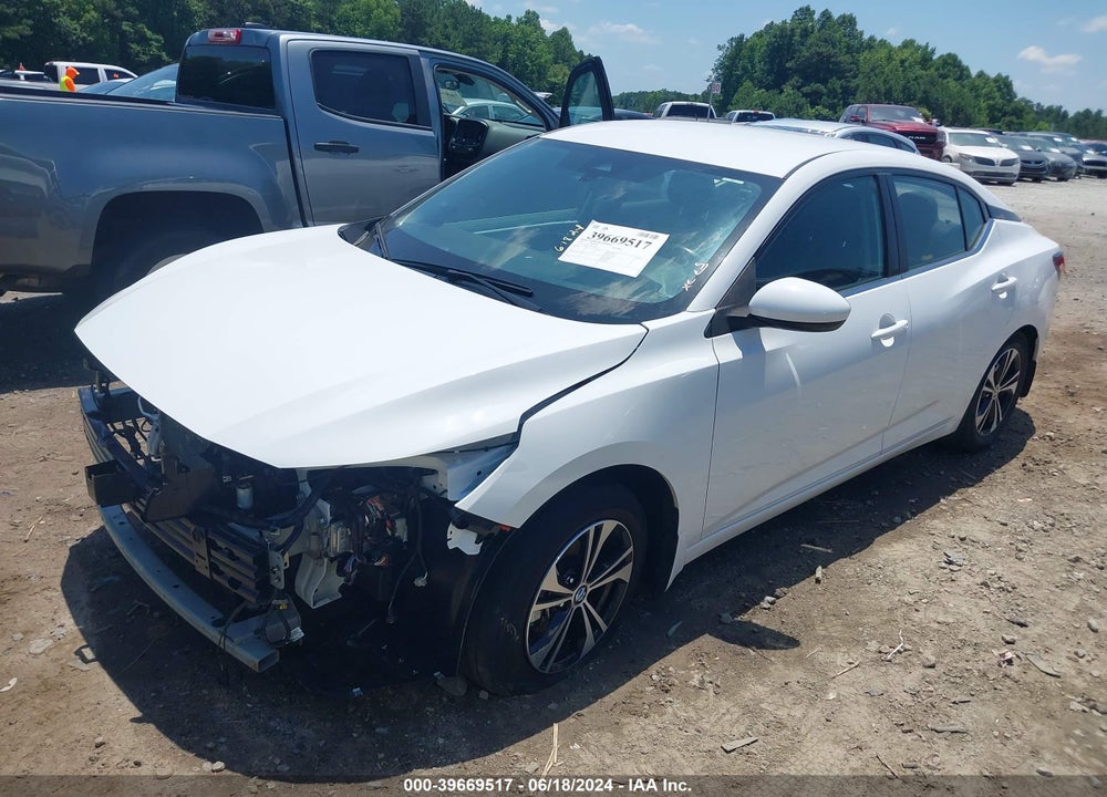 2022 NISSAN SENTRA SV XTRONIC CVT VIN: 3N1AB8CV9NY250101