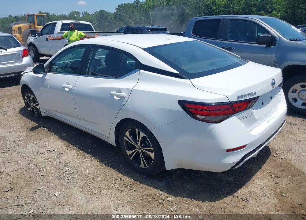 2022 NISSAN SENTRA SV XTRONIC CVT VIN: 3N1AB8CV9NY250101