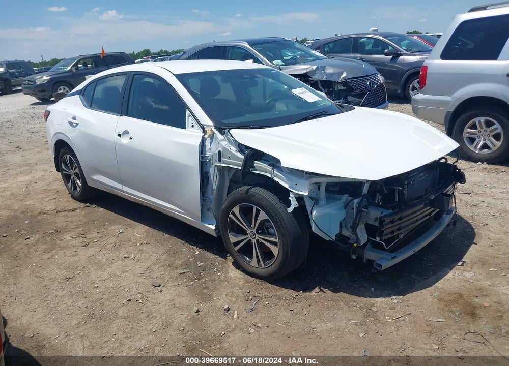2022 NISSAN SENTRA SV XTRONIC CVT VIN: 3N1AB8CV9NY250101