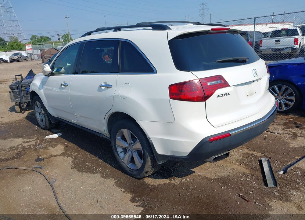2011 ACURA MDX TECHNOLOGY PACKAGE VIN: 2HNYD2H65BH514186