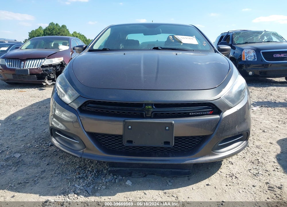 2015 DODGE DART SXT VIN: 1C3CDFBBXFD431857