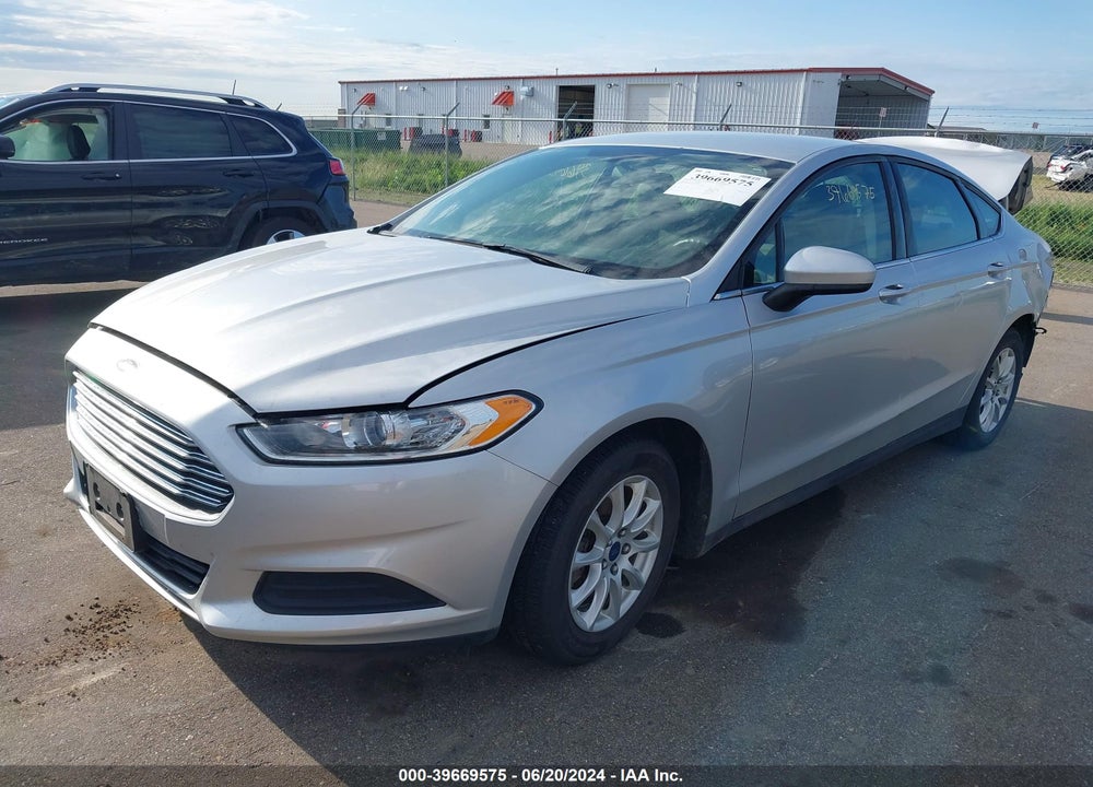 2016 FORD FUSION S VIN: 3FA6P0G76GR170811