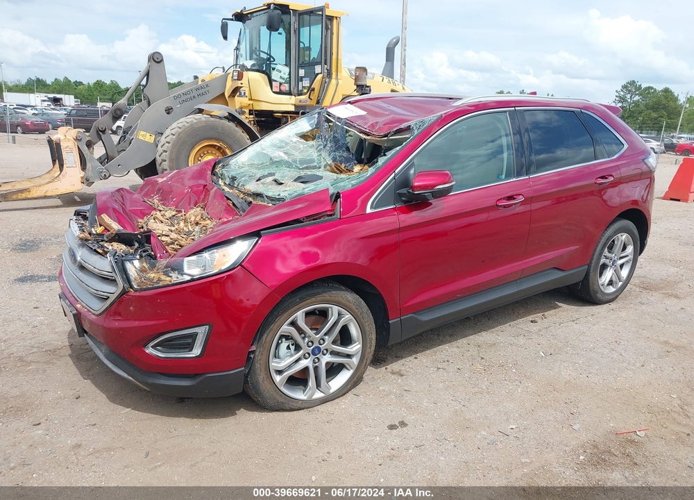 2018 FORD EDGE TITANIUM VIN: 2FMPK4K95JBB13112