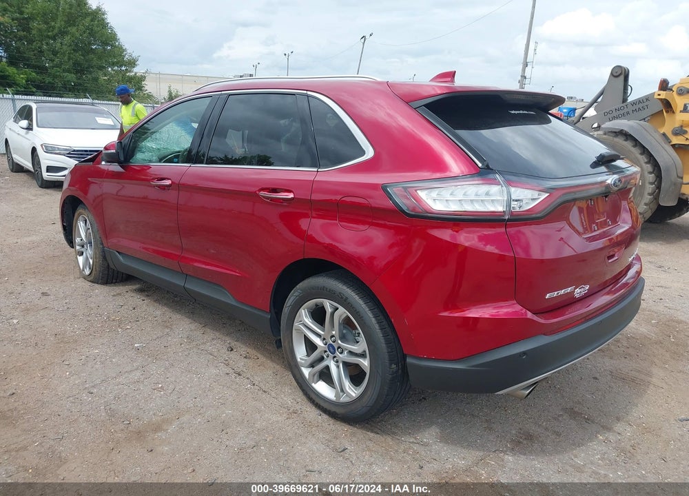 2018 FORD EDGE TITANIUM VIN: 2FMPK4K95JBB13112