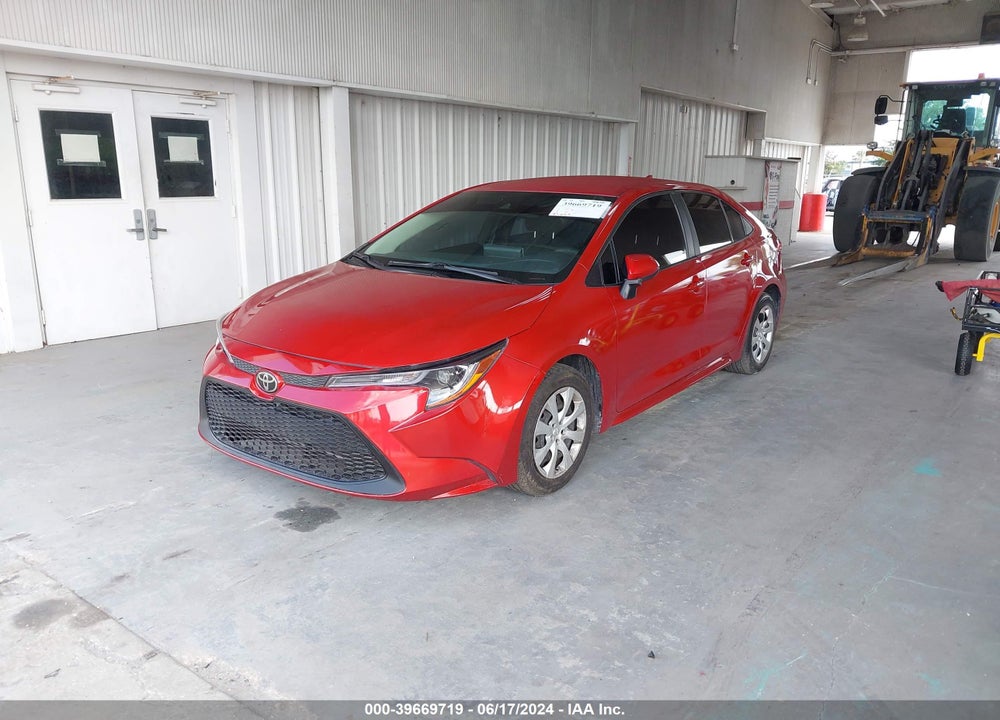 2021 TOYOTA COROLLA LE VIN: 5YFEPMAE0MP151869