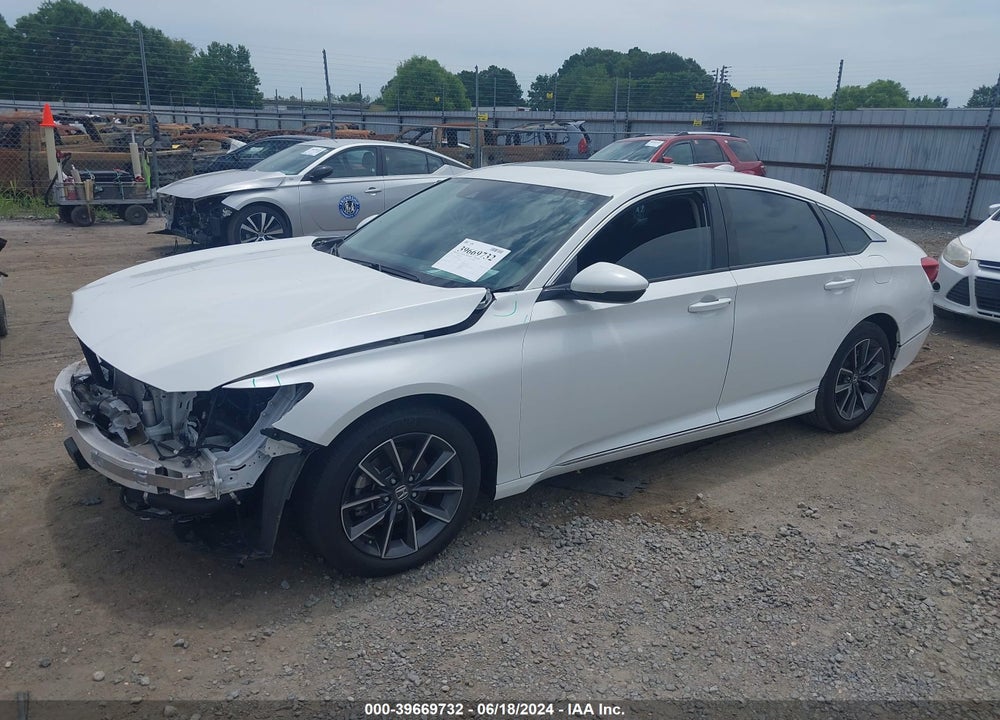 2021 HONDA ACCORD EX-L VIN: 1HGCV1F54MA020213