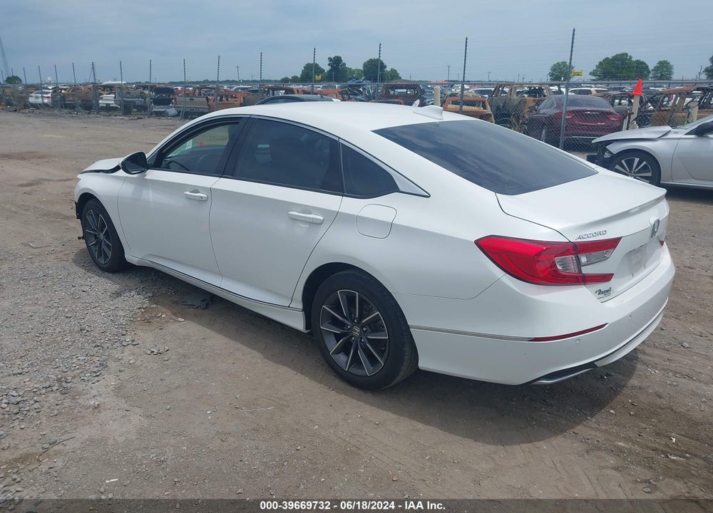 2021 HONDA ACCORD EX-L VIN: 1HGCV1F54MA020213
