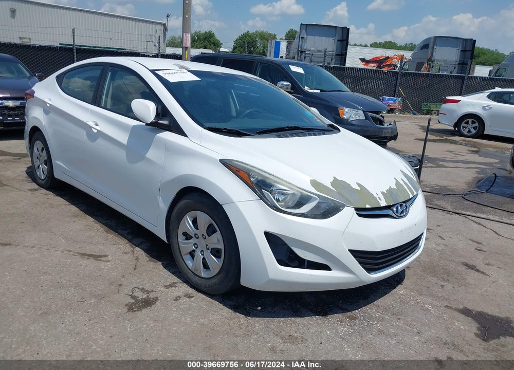 2016 HYUNDAI ELANTRA SE VIN: 5NPDH4AE1GH704250