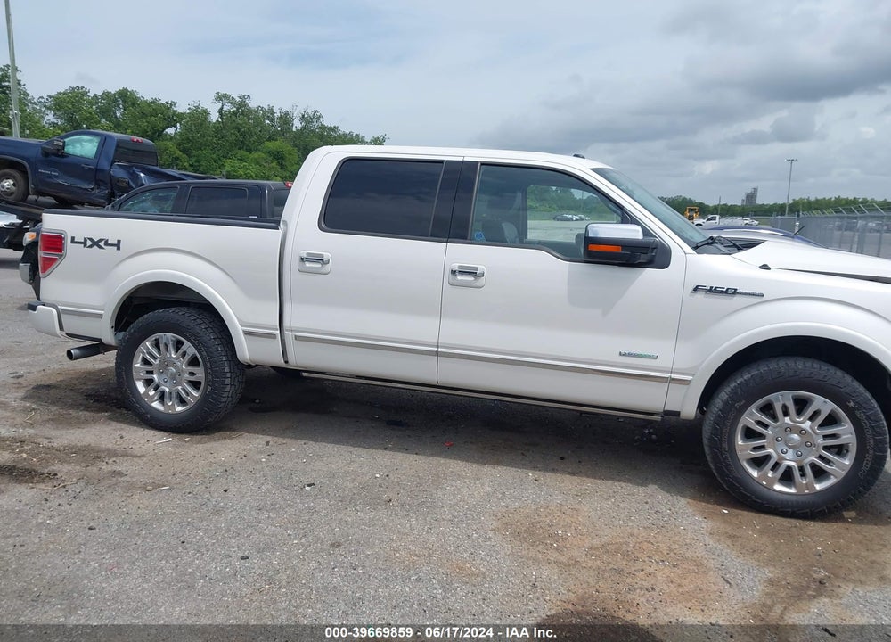 2012 FORD F-150 PLATINUM VIN: 1FTFW1ET3CFB45195