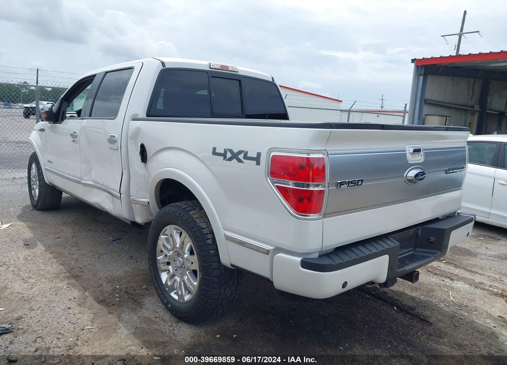 2012 FORD F-150 PLATINUM VIN: 1FTFW1ET3CFB45195