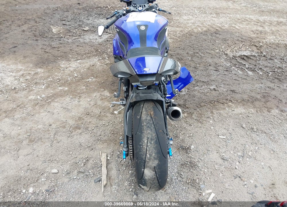2021 YAMAHA YZFR1 VIN: JYARN66E2MA001838