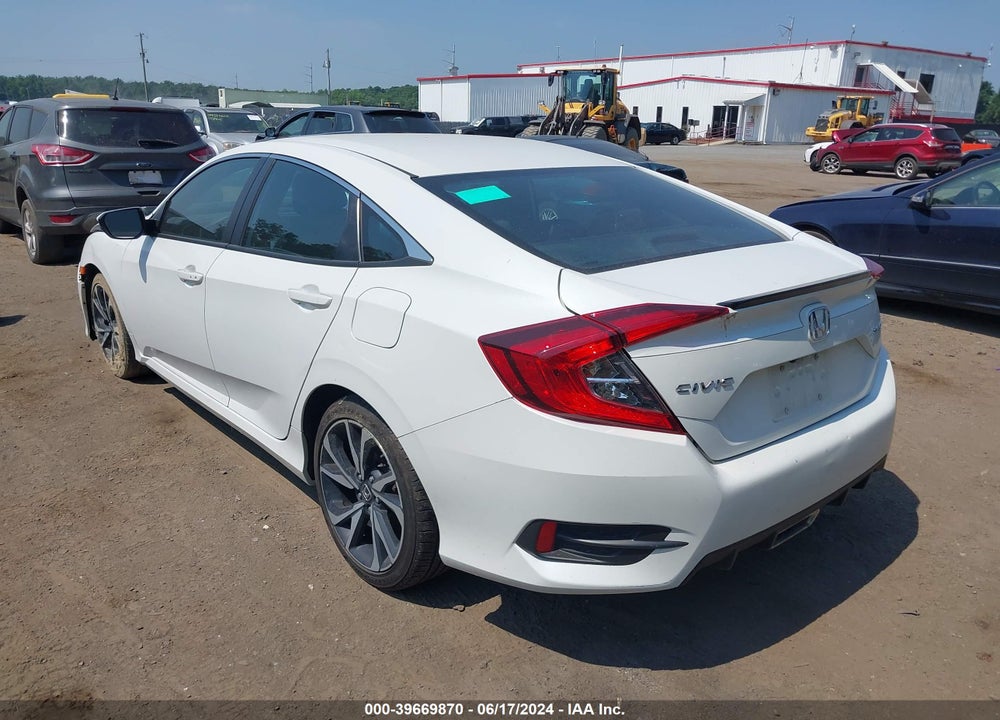 2020 HONDA CIVIC SPORT VIN: 2HGFC2F82LH550702