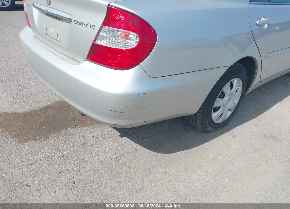 2004 TOYOTA CAMRY LE VIN: 4T1BE32K34U936764