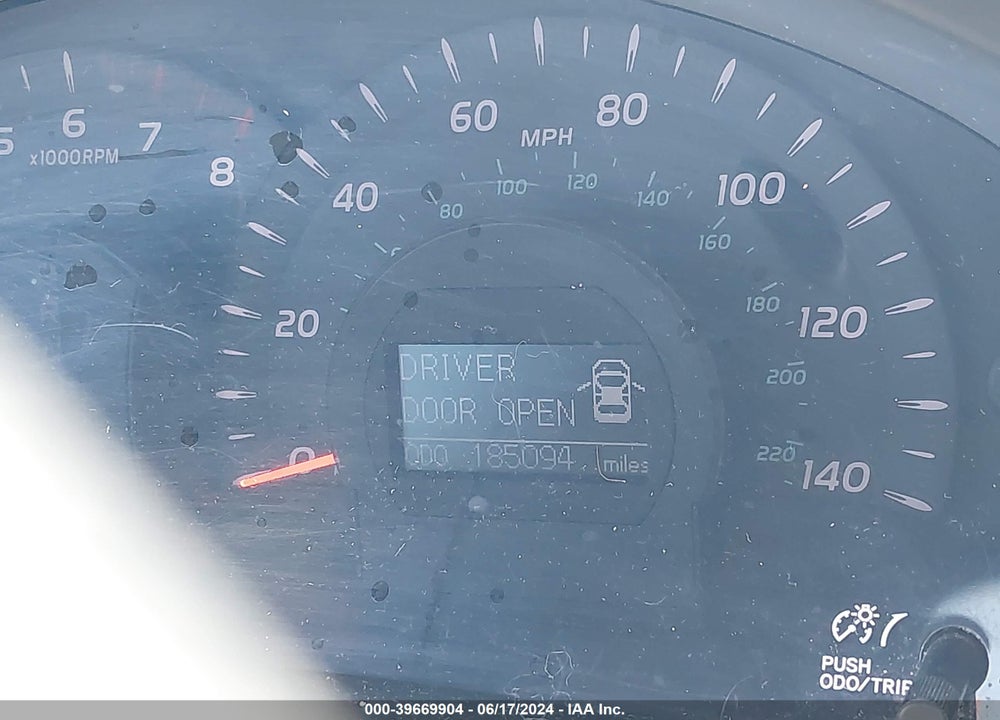 2007 TOYOTA CAMRY XLE VIN: 4T1BE46K17U081924