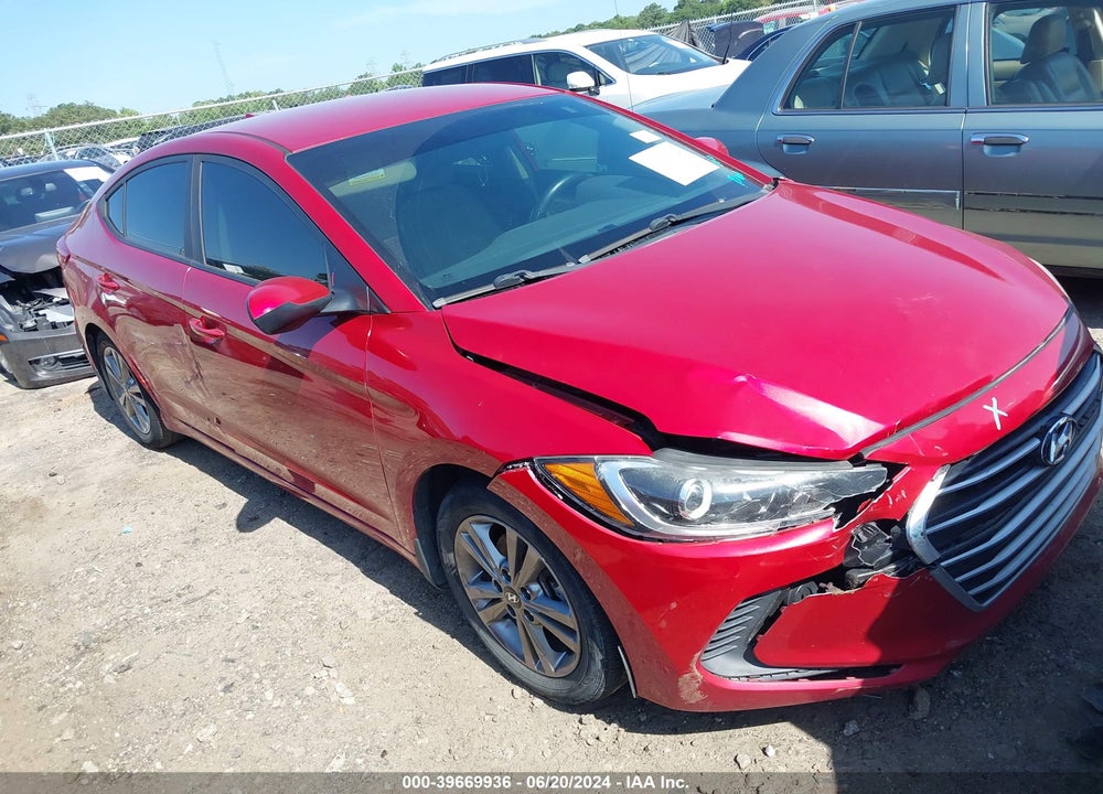2017 HYUNDAI ELANTRA SE VIN: 5NPD84LF0HH022208