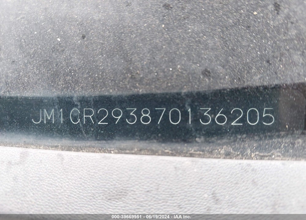 2007 MAZDA 5 TOURING VIN: JM1CR293870136205