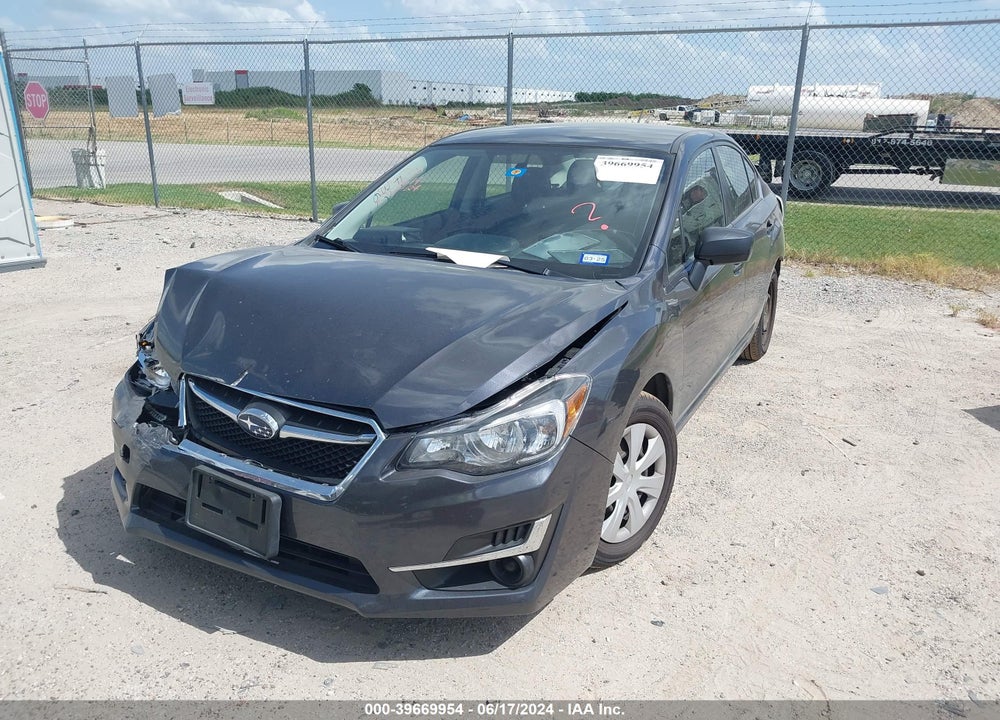 2015 SUBARU IMPREZA 2.0I VIN: JF1GJAA61FH023789