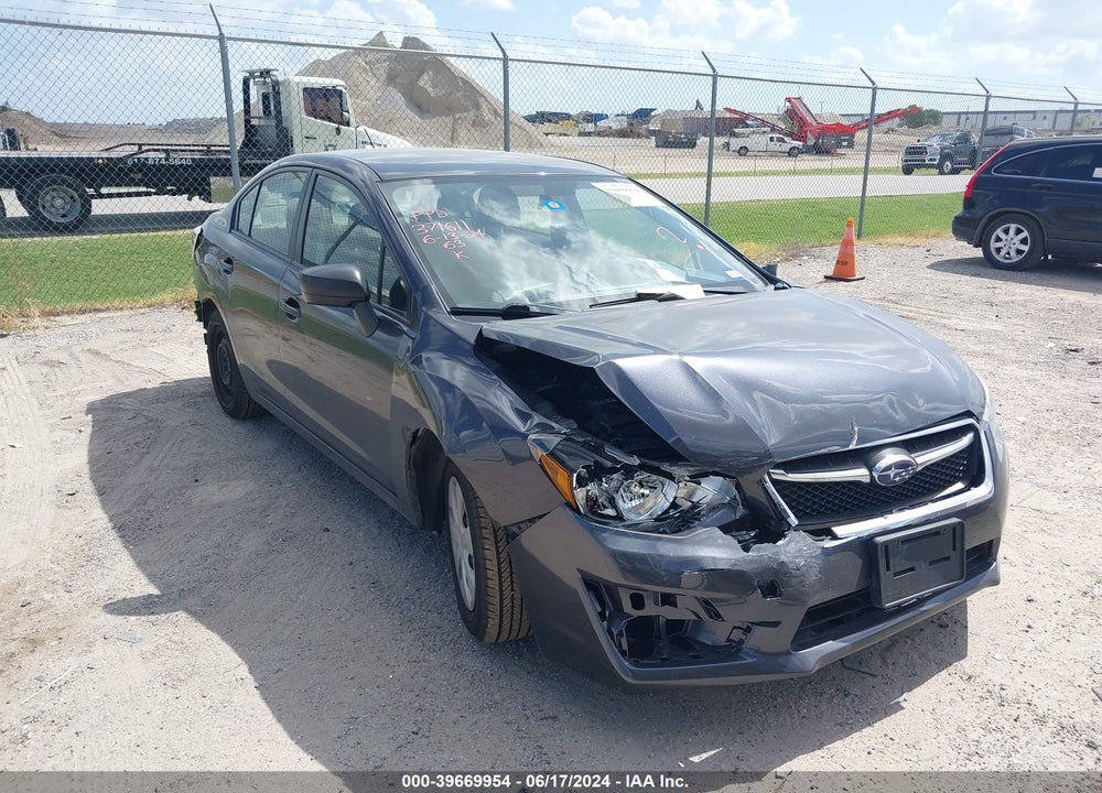 2015 SUBARU IMPREZA 2.0I VIN: JF1GJAA61FH023789