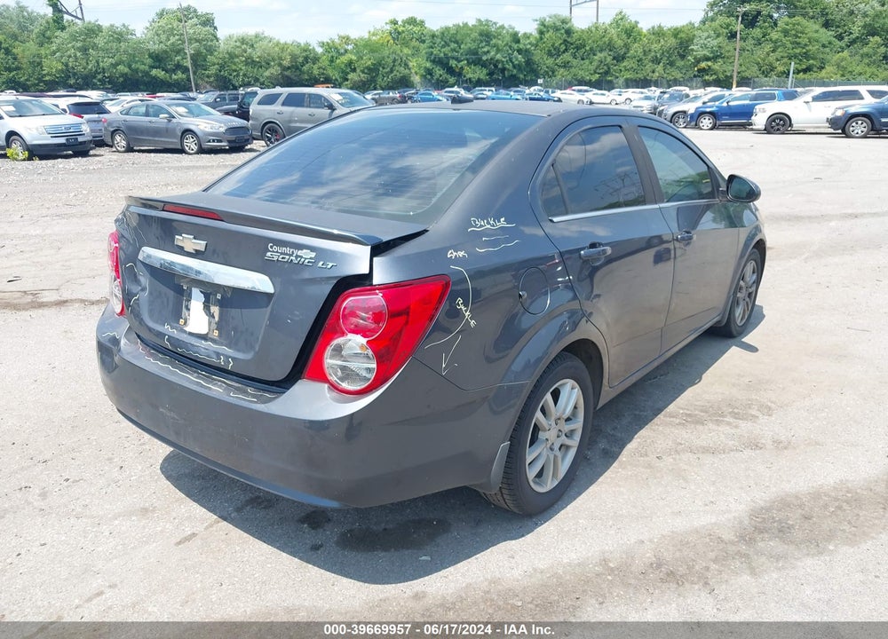2013 CHEVROLET SONIC LT AUTO VIN: 1G1JC5SH2D4161436