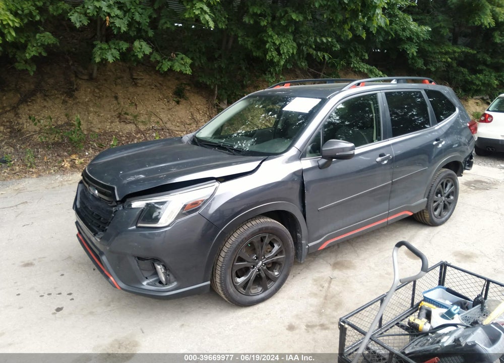 2022 SUBARU FORESTER SPORT VIN: JF2SKAJC8NH424604