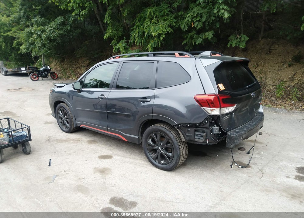 2022 SUBARU FORESTER SPORT VIN: JF2SKAJC8NH424604