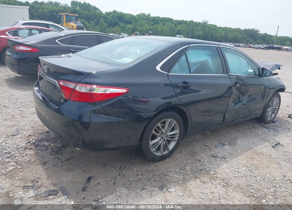 2016 TOYOTA CAMRY LE/XLE/SE/XSE VIN: 4T1BF1FK4GU558647