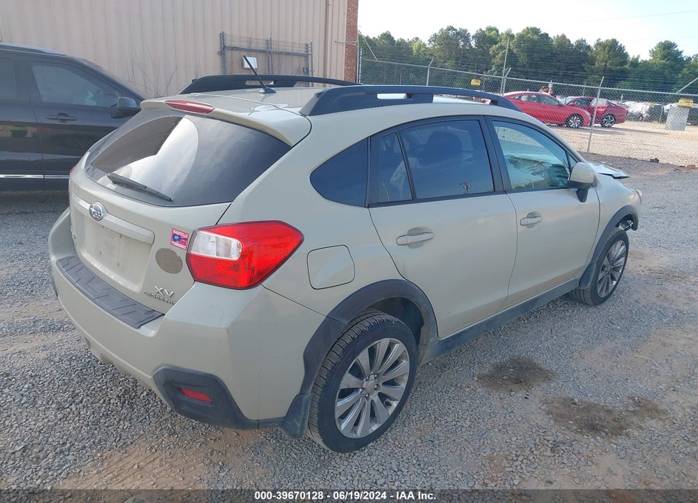 2013 SUBARU XV CROSSTREK 2.0I LIMITED VIN: JF2GPAGC8D2860840