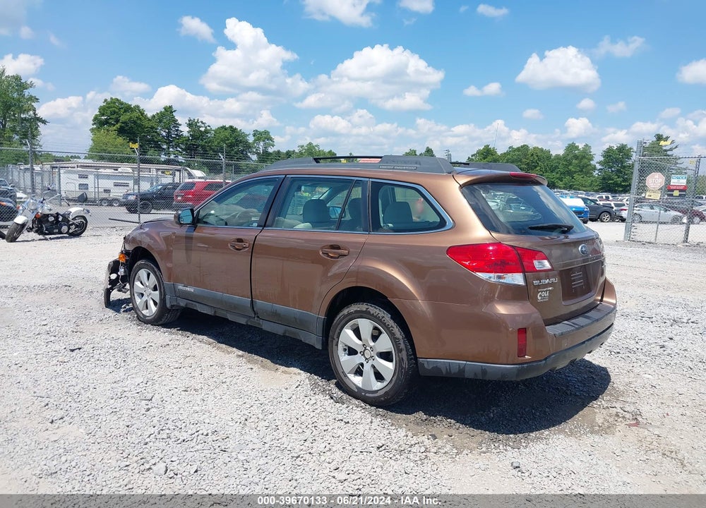 2012 SUBARU OUTBACK 2.5I VIN: 4S4BRCAC7C3261035