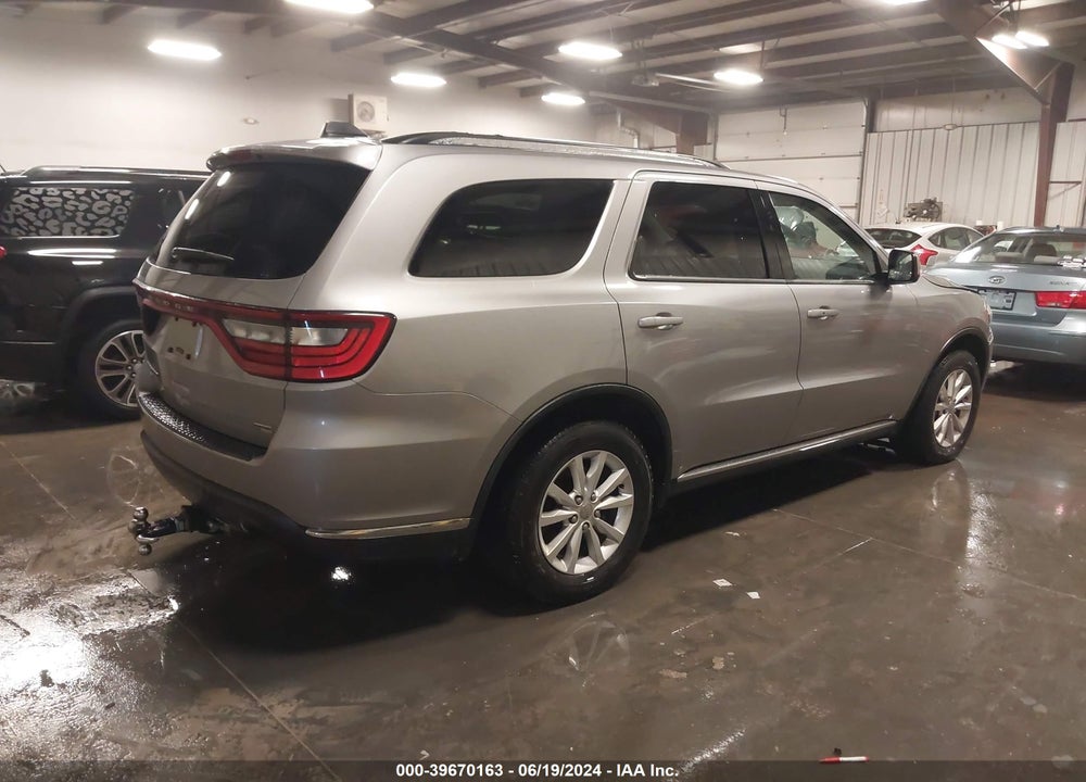 2015 DODGE DURANGO SXT VIN: 1C4RDJAG1FC837358