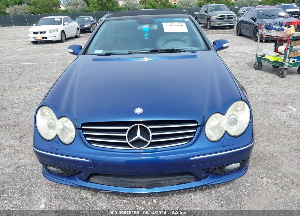 2004 MERCEDES-BENZ CLK 500 VIN: WDBTK75G04T019883